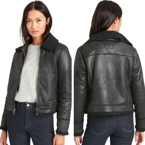 Banana Republic Jackets & Blazers - Banana Republic Vegan Shearling Jacket